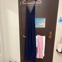 Lulus Navy Sparkly Formal Maxi Dress Photo 2