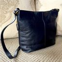 Etienne Aigner VTG Aigner Leather Shoulder Bag in Rich Black Photo 2