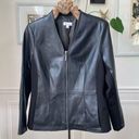 D& Denim & Co Faux Vegan Leather Jacket M Photo 0