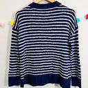 American Eagle Blue & White Striped Henley Jegging Fit Sweater Size XS Photo 2