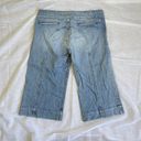 Juicy Couture 🌞 VTG Y2K  Light Blue LOW RISE Denim Capri Pants Wide Leg Size 26 Photo 7