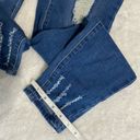 Blue Jean distressed Overalls Size Small. Photo 6