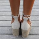 Nude Micro Suede Espadrille Tan Size 8.5 Photo 2