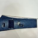 Ralph Lauren Lauren  Patchwork Straight Tapered Mid Rise Bluestone Wash Jeans 8 Photo 11