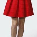 EXPRESS Textured Pleated Short Skirt Photo 0