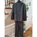 Jones Wear  Women's Black Solid Polyester Blazer Coat & Pant 2 Pc's Set Size 18 Photo 1