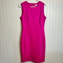 Calvin Klein  Scuba Crepe Sheath Dress Sleeveless Photo 1