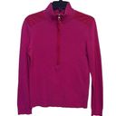 Ralph Lauren  Active LRL Women Half Zip Cotton Shirt Pink. Size L Photo 0