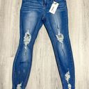 Cello Blue Distressed Denim Jeans  Photo 9