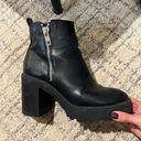 Steve Madden Black Platform Boots  Photo 3