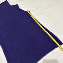 DKNY  Purple 100% Cashmere Sleeveless Turtleneck Sweater Shirt Sz M Medium Photo 7