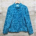 Coldwater Creek  floral denim jacket size XL Photo 0