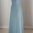 Sorella Vita New w/ Tags  Dusty Blue Maxi Formal Gown Dress Womens size Medium 10 Photo 1