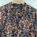 CROSBY. Button Down Shirt Medium Paisley Floral Fall Business Office Work Sheer Photo 4