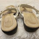 Krass&co G.H. Bass & . White and Turquoise Wedge Sandals Size 6 Bass Tilda Photo 3