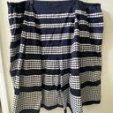 Talbots  full skirt, blue/white, size 24W Photo 4