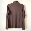 Lucy Tech  Cable Knit Textured Athletic Jacket Brown M Photo 6