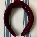 Lele Sadoughi  Knotted Velvet Headband Photo 4