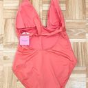 Kate Spade NWT  Lychee Halter Tortoise Shell Heart One Piece Swimsuit Size XL Photo 3