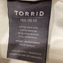 Torrid  Mid-Rise Super Soft White Button-Fly Flare Jeans Size 6X Photo 11