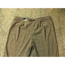 Lane Bryant  Brown Plaid Capri W/ Cuff Sz 28 NEW Photo 3