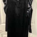 Loft NWOT  Size Small Black and Silver Metallic Dress Photo 2