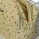 White Fox Boutique Yellow Strawberry Cosmetic Bag Photo 1