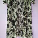 Lane Bryant  2X Duster Sheer Open Front Longline Cardigan Floral Robe Photo 4