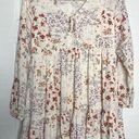 American Eagle  Floral VNeck Boho Mini Sundress Dress Womens Size Small Photo 0