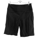 Apt. 9  Women's Size 4 Pull On Casual Bermuda Shorts Black Stretch Mid Rise Photo 0