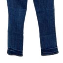 Veronica Beard  Carolyn Cropped Baby Boot-cut Jeans Tuxedo Stripes Blue Tidal 24 Photo 8