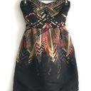 Ecote  Urban Outfitters Tribal Beaded Black Strapless‎ Dress Mini Womens S… Photo 2