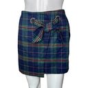 Wild Fable  Skirt Women XS Blue Green Plaid Pencil Skirt Straight Preppy Academia Photo 0