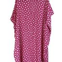 Natori  Fuchsia Soho Geo Printed Challis Kaftan Dress Size S New Photo 1