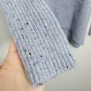 a.n.a . A New Approach Womens Medium Pullover Long Sleeve Blue Tweed Sweater Photo 6