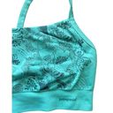 Patagonia  Teal & Blue Low Impact Active Mesh Sports Bra Size Medium Photo 2