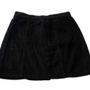 Primark  Womens Mini Skirt Size 6 Corduroy Black Button Front Mini Skirt - New Photo 1