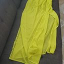 Shade & Shore Women's Cut Out Cover Up Maxi Dress - ™ Bright Yellow NWT M Photo 6