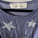 Vintage Havana  tank top asymmetrical with embossed stars Photo 1