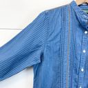 Krass&co VINTAGE Lauren Jeans . Ralph Lauren Womens 4 Denim Shirt Stripe Button Front Photo 6