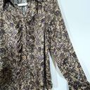 Zadig & Voltaire  Tuska Satin Thorn Button Down Print Shirt Size Small Photo 5