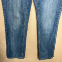 J.Jill  Women's Blue Denim Straight Jeans Size 8 Front & Back Pockets Photo 6