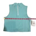 Forever 21 NWT  Active Sleeveless Knit Gym Yoga Top Quarter Zip Up Mock Neck New Photo 3