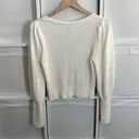 Abercrombie & Fitch  White Pointelle Cardigan Sweater Photo 3