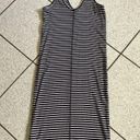 ATM Striped Wrestler Tank Ribbed Knit Mini Dress in Black and White Size Small Photo 8