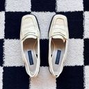 Anne Klein  Cream Leather Sling Back Loafers 6.5 Photo 1