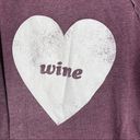 Grayson Threads  HEART WINE GRAPHIC HOODIE SIZE XL Photo 3