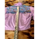 Vintage Mine and Bills Outfitters Western Shirt Women Medium Crop Aztec Button Photo 10