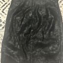 Guess Jet Black Leather Skirt Photo 1