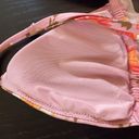 Aerie  pink floral triangle bikini, Size Small, removable pads, ruffles, beachy Photo 5